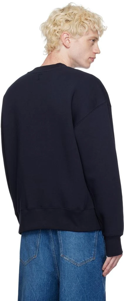 AMI Navy Crewneck Sweatshirt 3