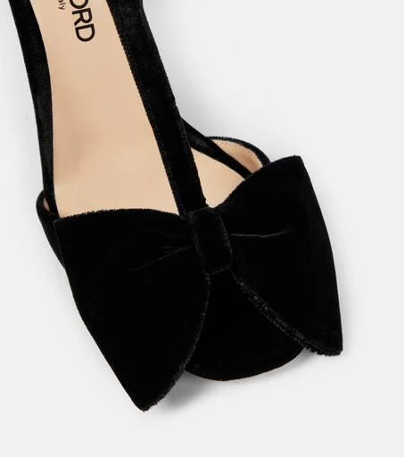 Tom Ford Brigitte velvet sandals 6