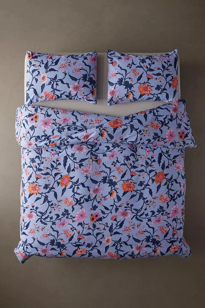 Urban Outfitters Ella Vine Floral Pattern Duvet Cover Set 2
