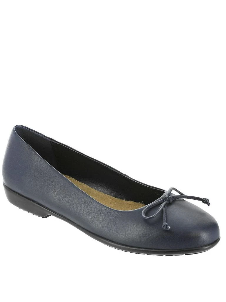 Array Farrah Womens Leather Bow Ballet Flats 5