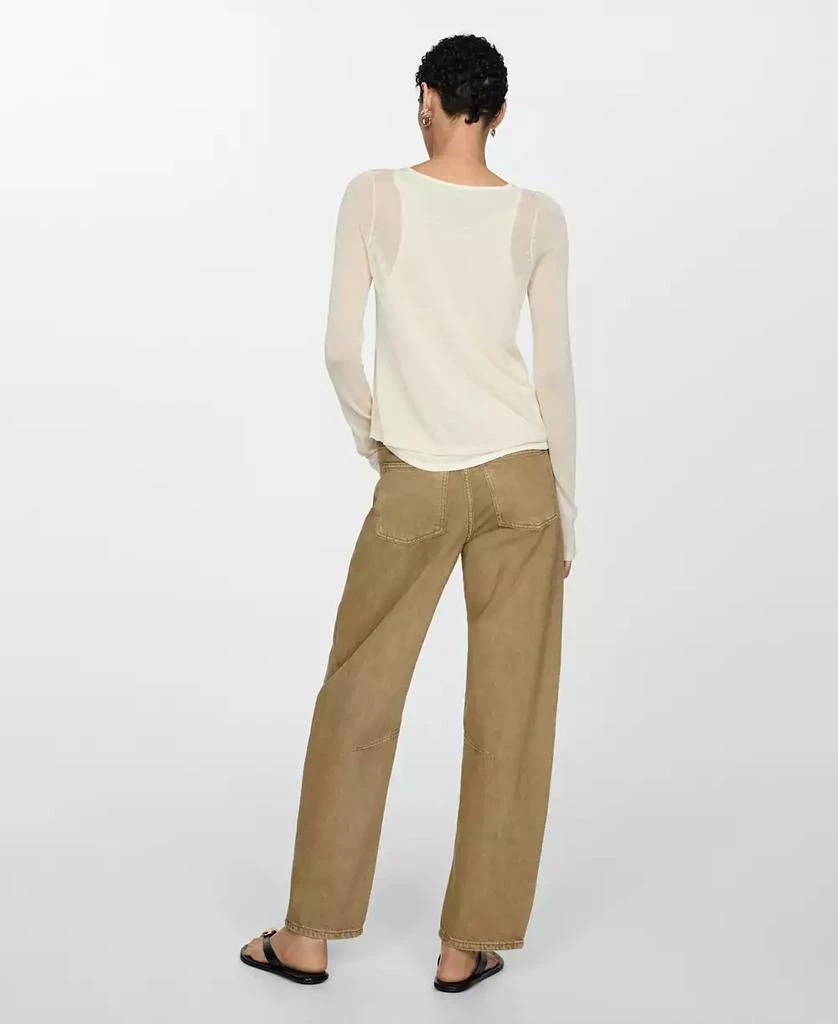 Mango Women's Bet High-Rise Balloon Jeans 2