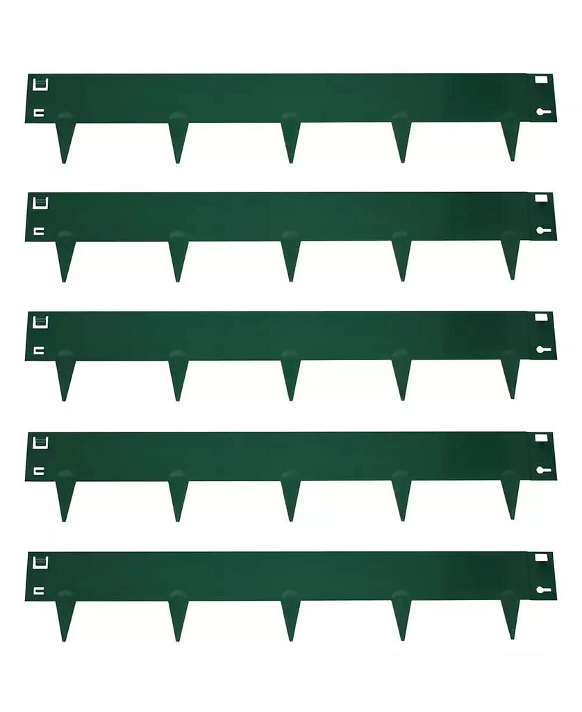 Sunnydaze Decor Outdoor Lawn and Garden Heavy-Duty Steel Metal Flexible Landscape Edging Borders - 16
- 5pk