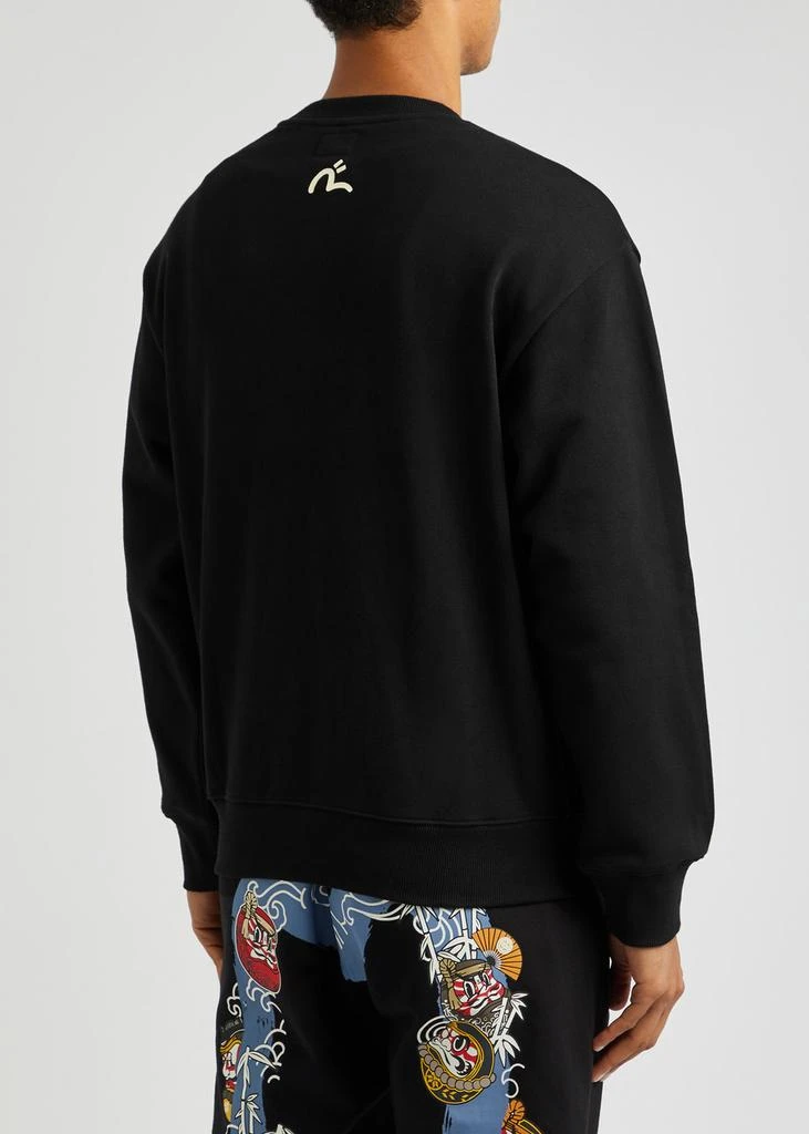 EVISU Logo-print cotton sweatshirt 3