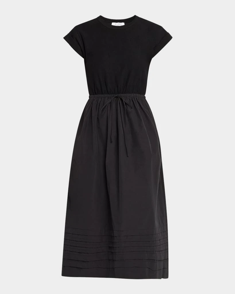 La Ligne T-Shirt Dress with Shirring