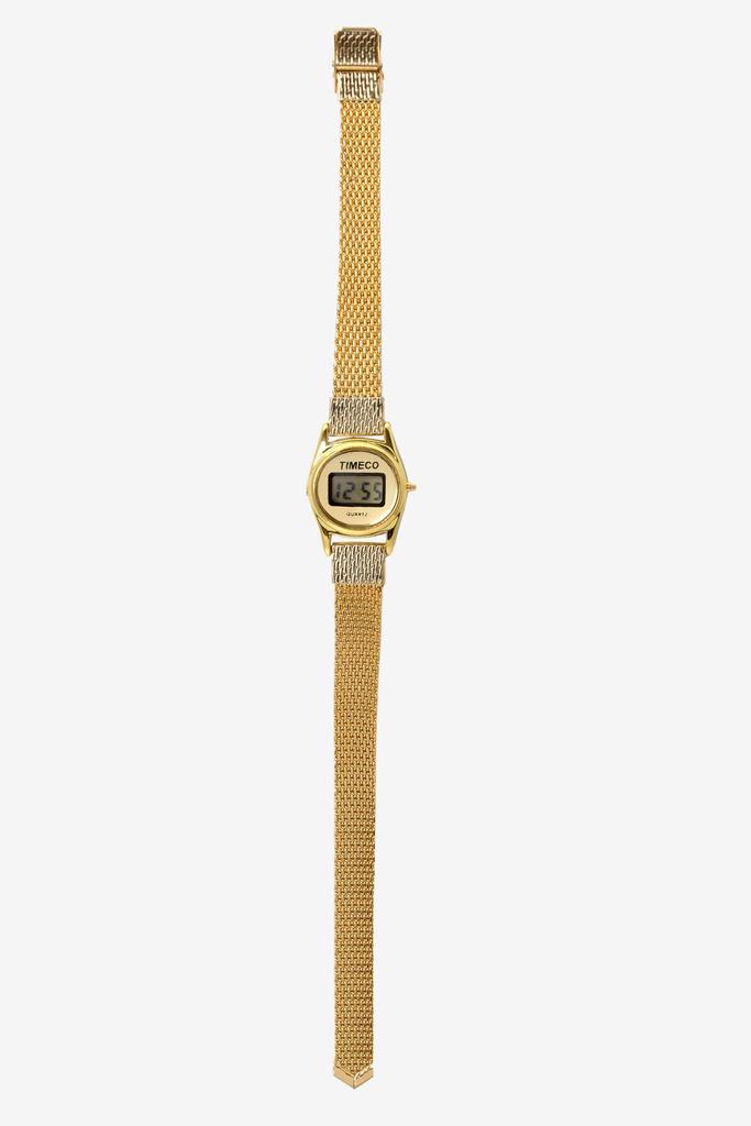 Los Angeles Apparel WCHRA66 - Tiny Circle Metal Mesh Luxury Watch