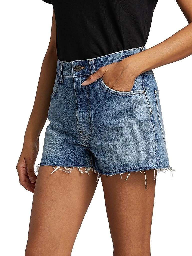 BLK DNM Raw-Edge Jean Shorts 4