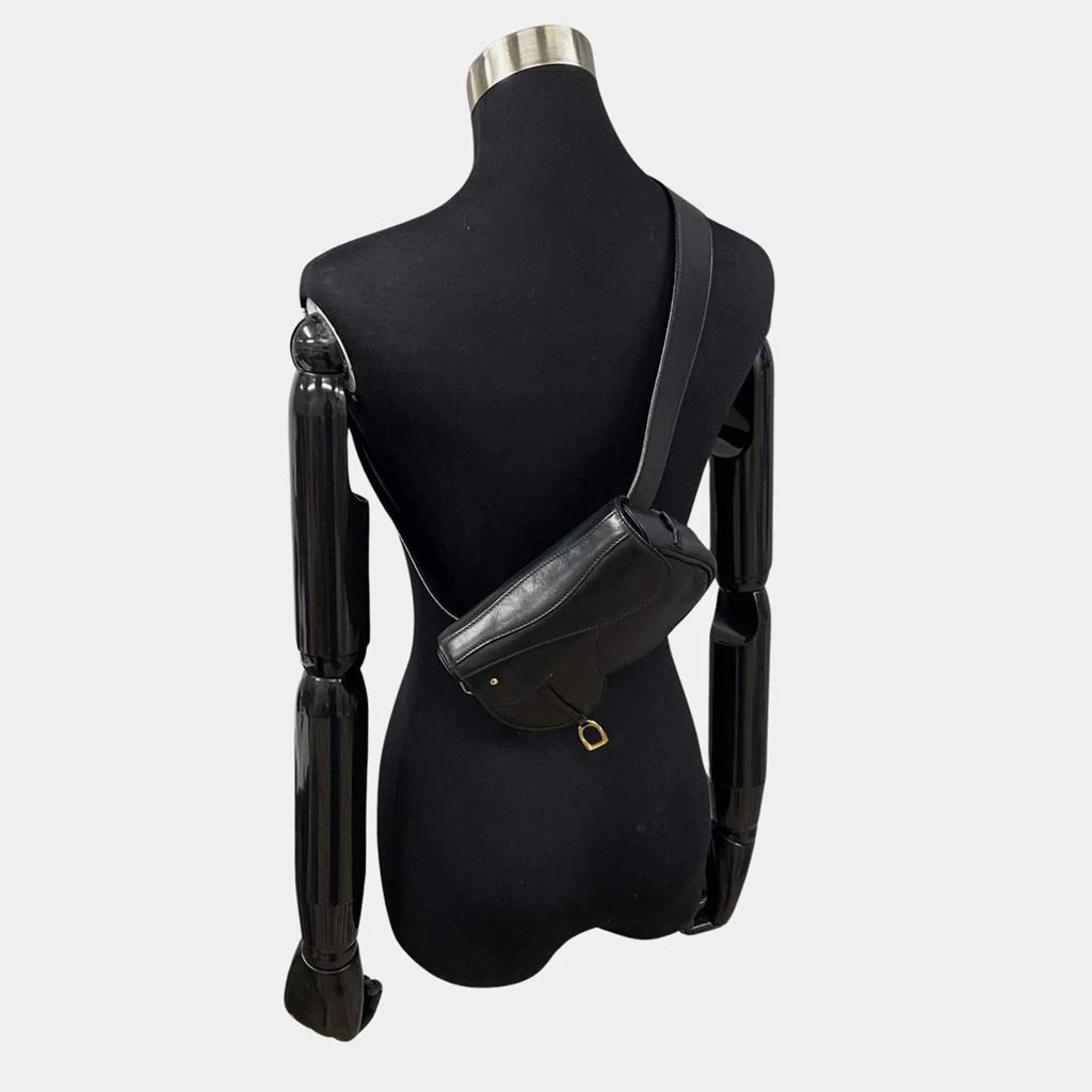 Dior Dior Black Leather Leather Saddle Bag 7