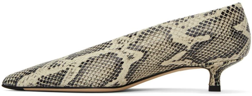 AEYDE Off-White Clara Heels 3