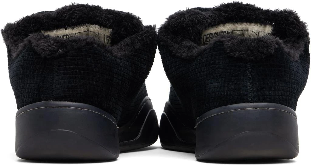 ERL Black Corduroy Vamp Sneakers 2