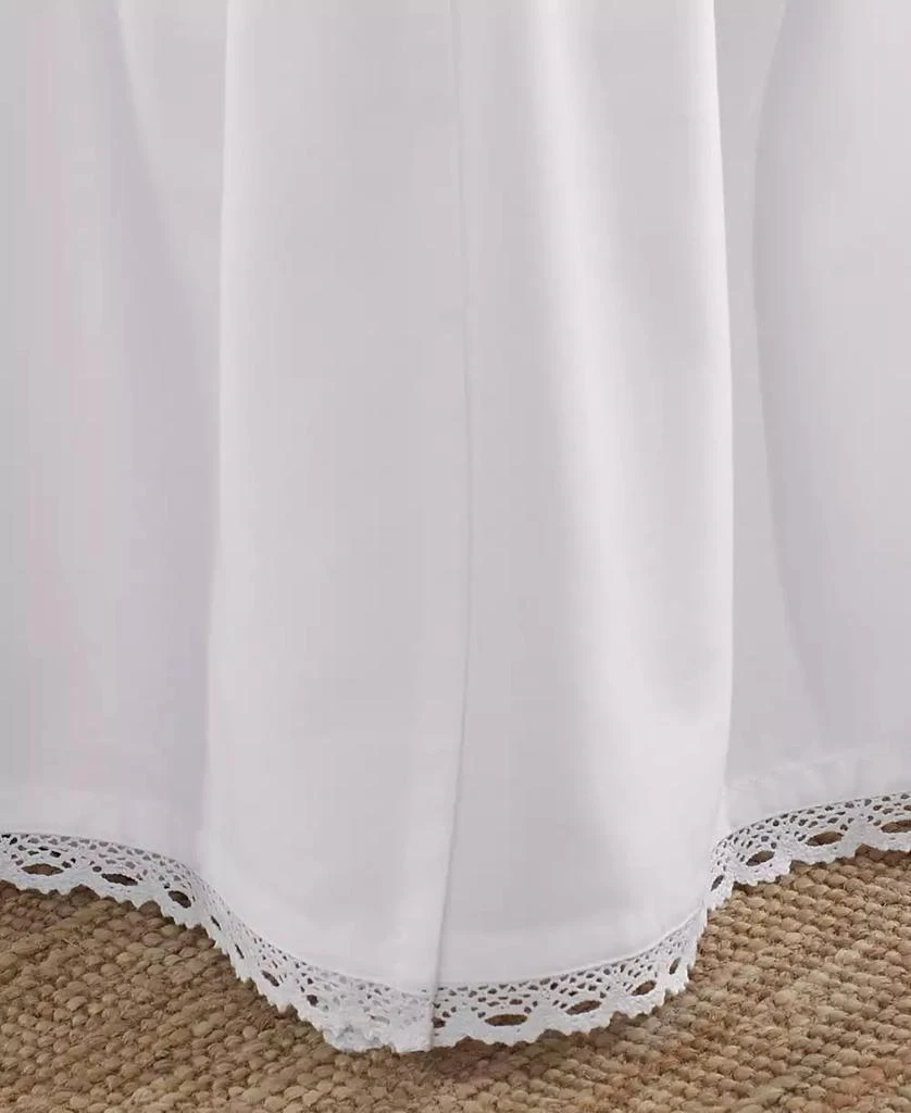 Laura Ashley Crochet Ruffled Cotton Bedskirt, Full 4