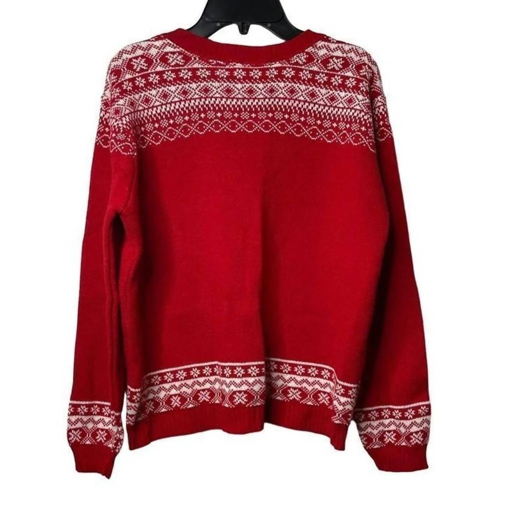 Cotton Emporium Cotton Emporium - GIRLS CREWNECK REINDEER CHRISTMAS SWEATER 2