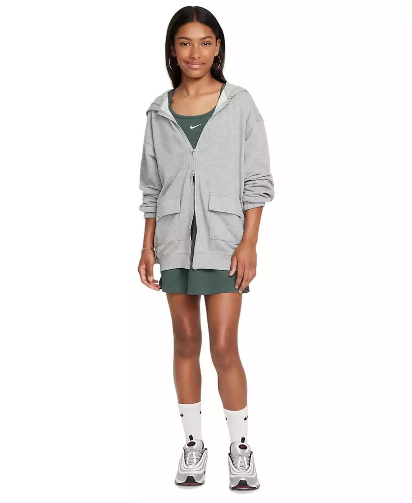 NIKE Big Girls Sportswear Dri-FIT Oversized Fleece Hoodie 3