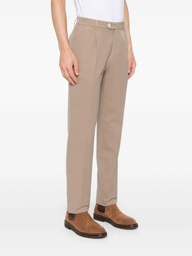 BRUNELLO CUCINELLI COTTON CHINO TROUSERS 5