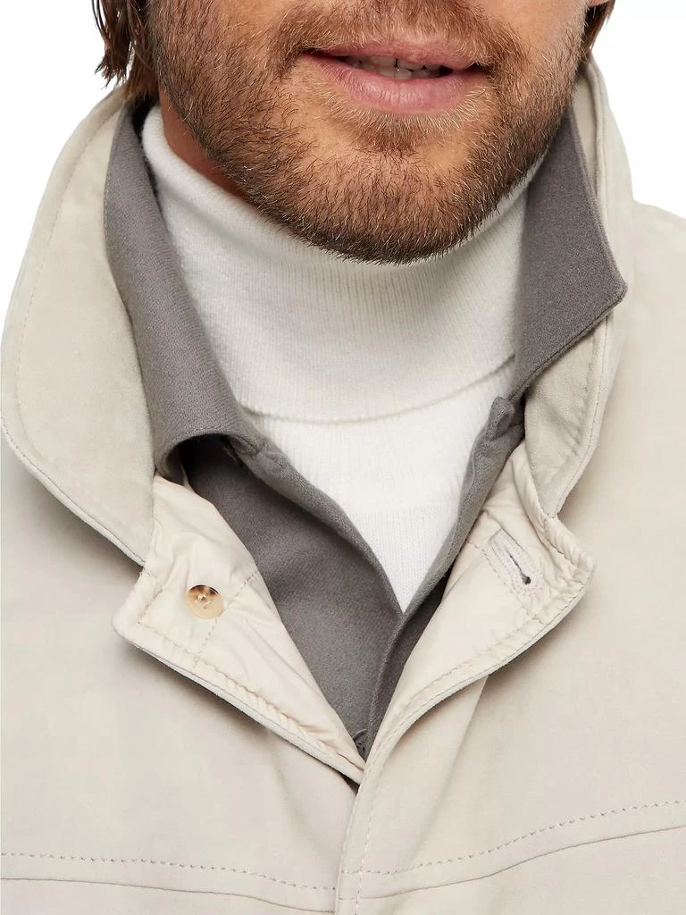 Brunello Cucinelli Suede Down Vest 4