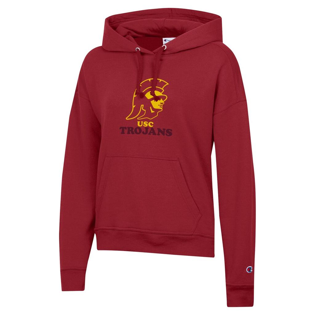 Champion Champion USC Pullover Hoodie Women s Red M Women s Blouses BeyondStyle