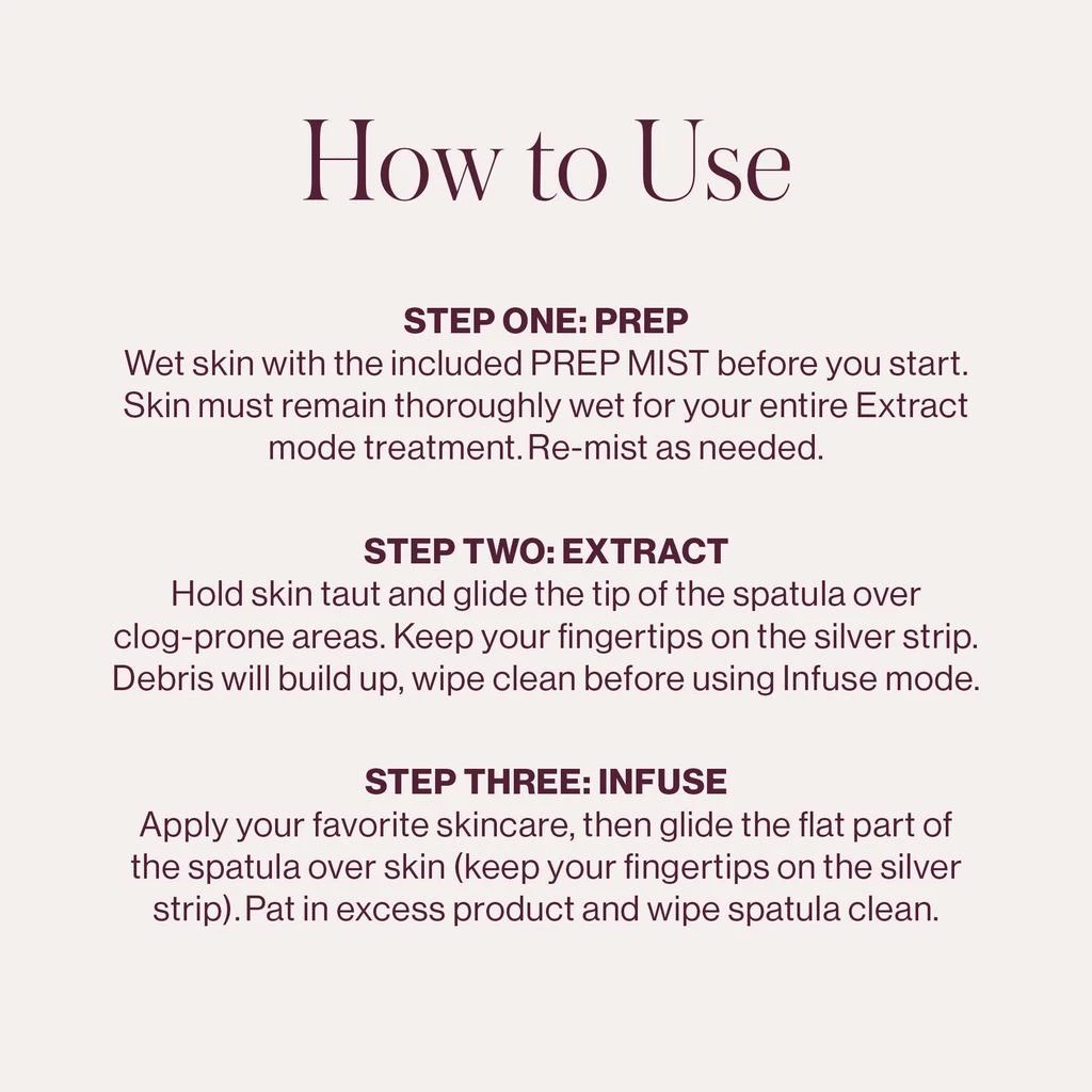DERMAFLASH DERMAFLASH DERMAPORE+ Pore Extractor and Serum Infuser - Peach Fuzz 6