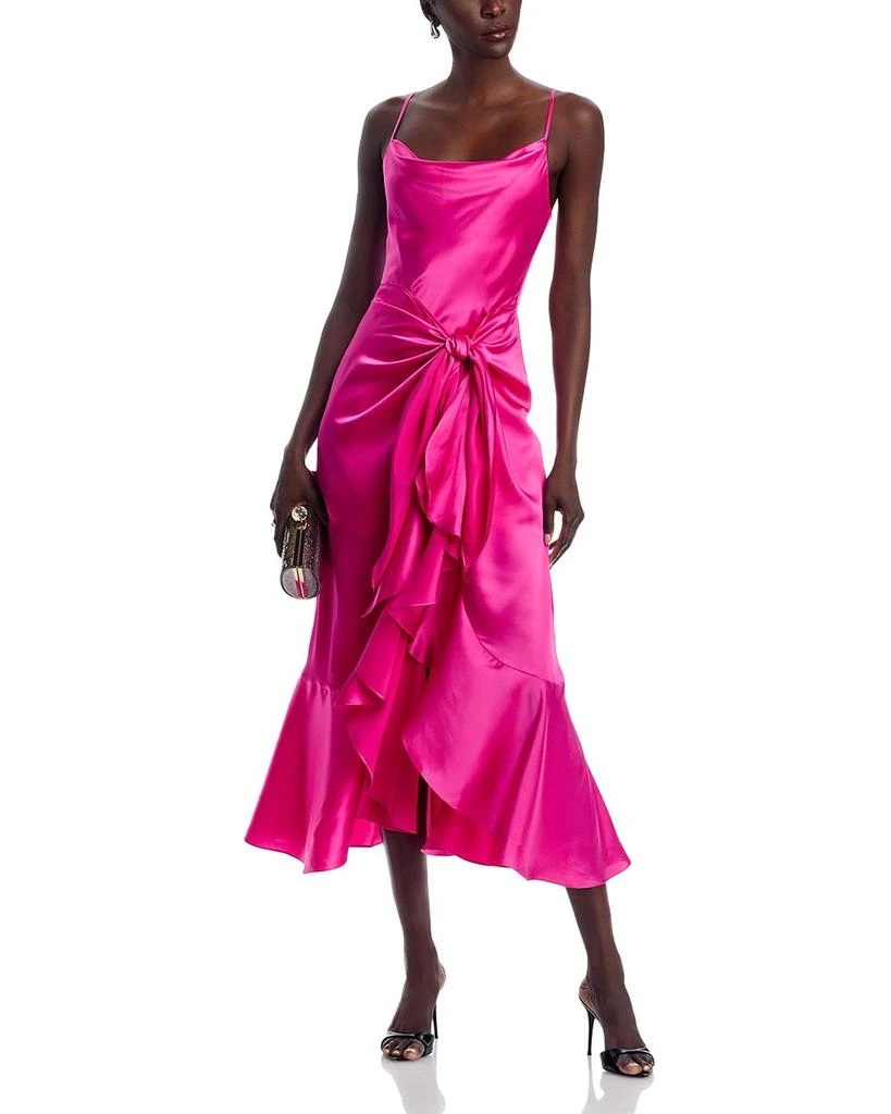 Cinq à Sept Vivienda Silk Ruffled Dress 3