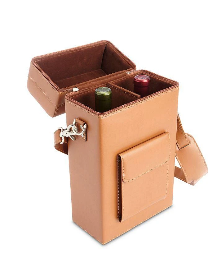 ROYCE New York Leather Double Wine Carrying Case 1