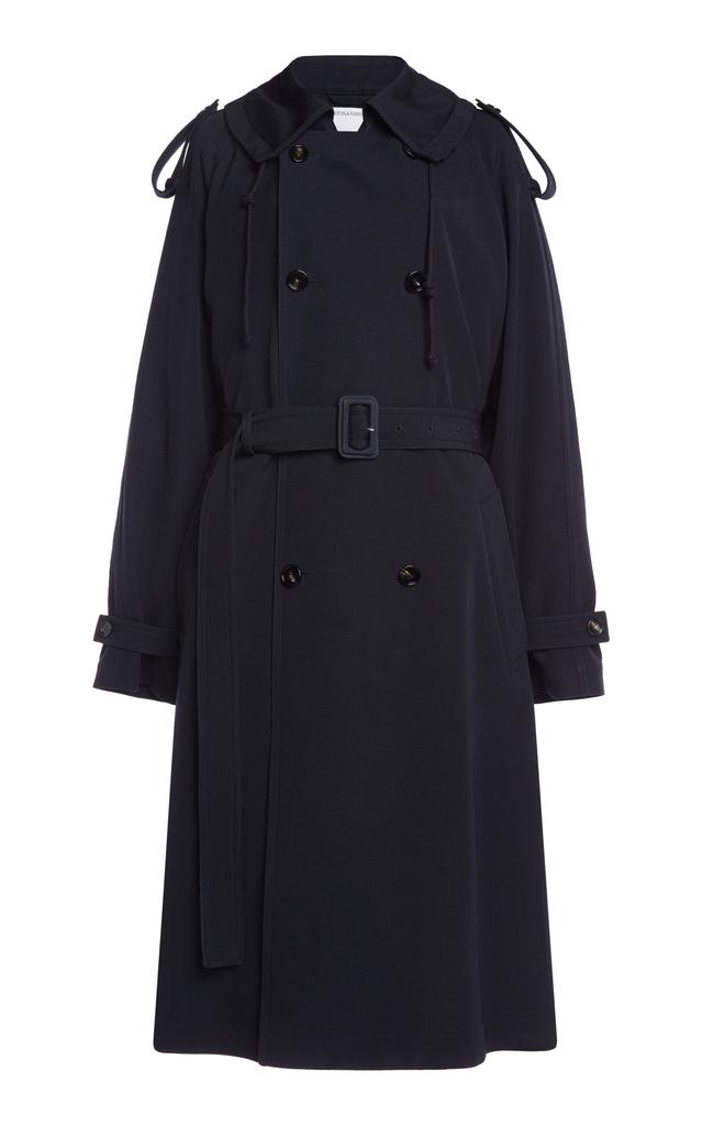 【関税&送料込】Bottega Veneta Black Wool Trench Coat Bottega Veneta Black Leather & Wool Knit Trench Coat | eBay