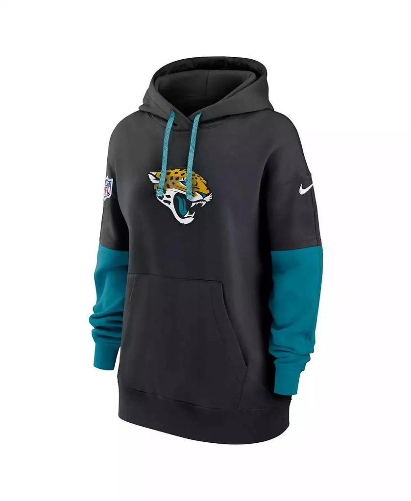 NIKE Women's Black Jacksonville Jaguars 2024 Sideline Essential Fleece Pullover Hoodie 3