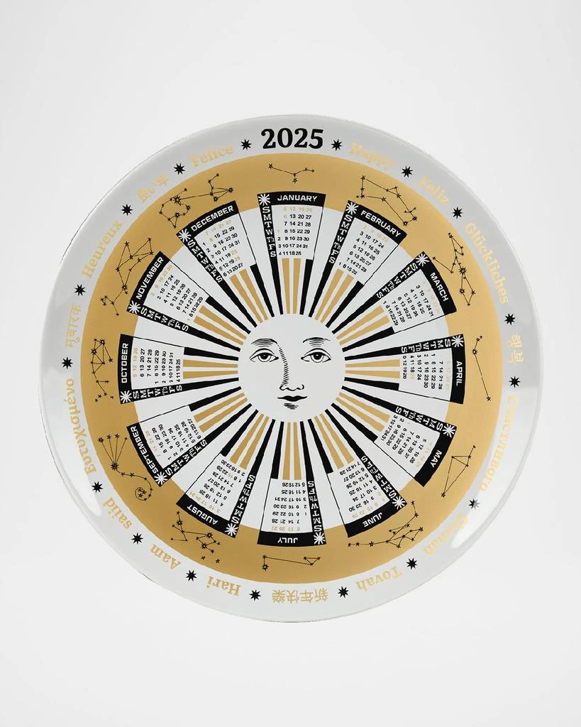 FORNASETTI 2025 Calendar Wall Plate