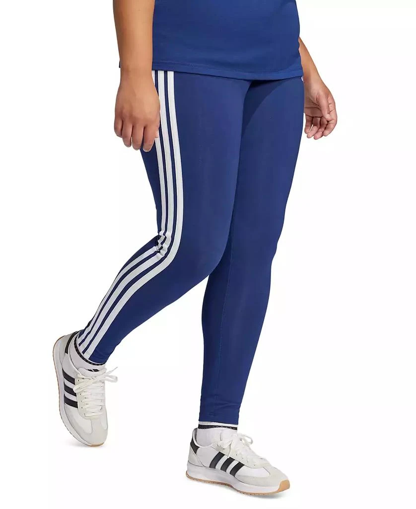 Adidas Plus Size Essentials 3-Stripes Cotton Leggings 1