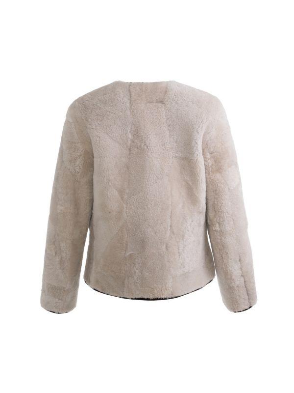 WOLFIE FURS Shearling Cardigan