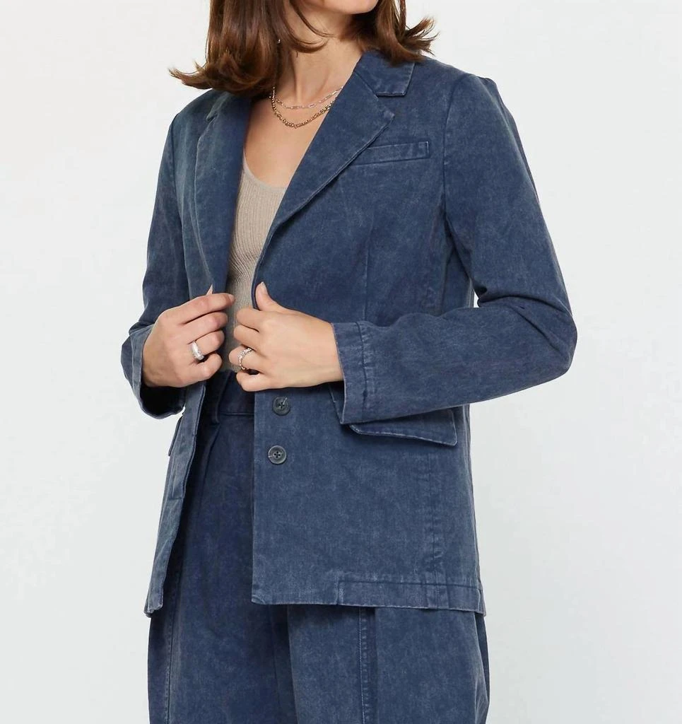 current air Current Air - Cotton Blazer And Wide Pants Set 4