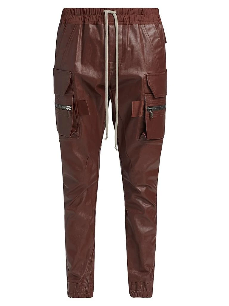 Rick Owens Waxed Denim Mastodon Cargo Pants 1