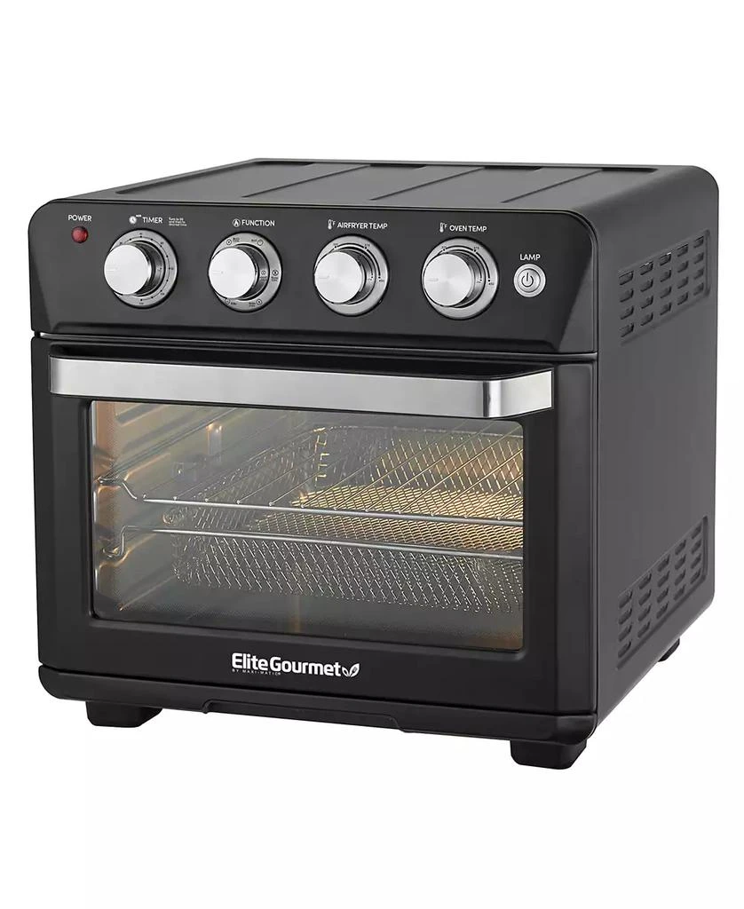 Elite Gourmet 26.5Qt. Air Fryer Convection Oven, XL Capacity, 12" Pizza, Adjustable Timer & Temperature Controls 8
