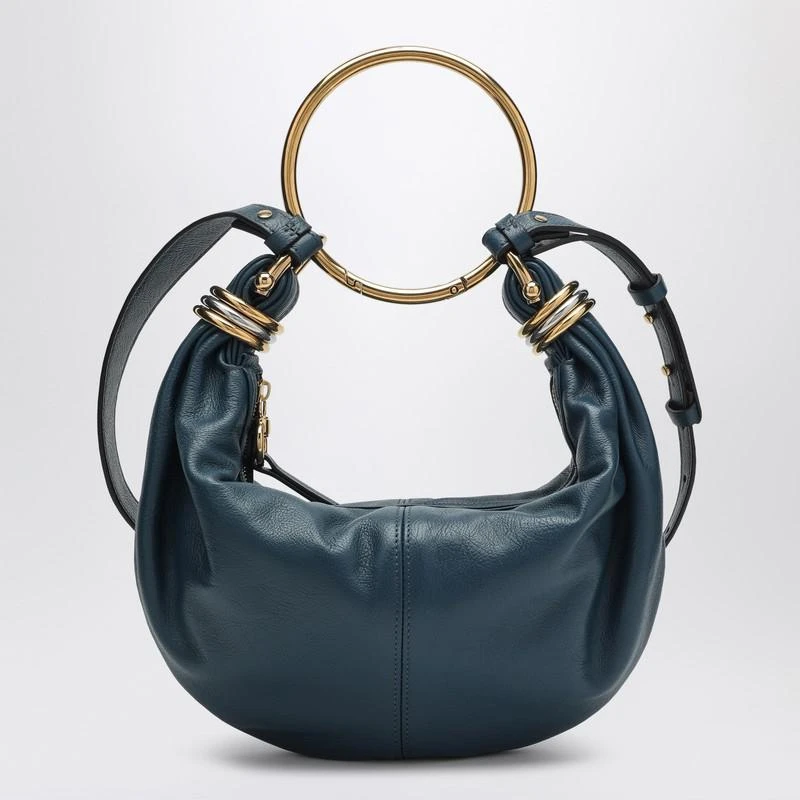 Chloé Small Bracelet Hobo bag blue 5