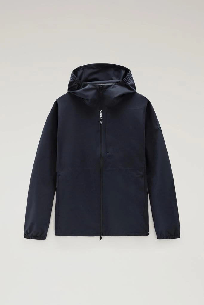 Woolrich Waterproof Pacific Hooded Jacket - Men - Blue 1
