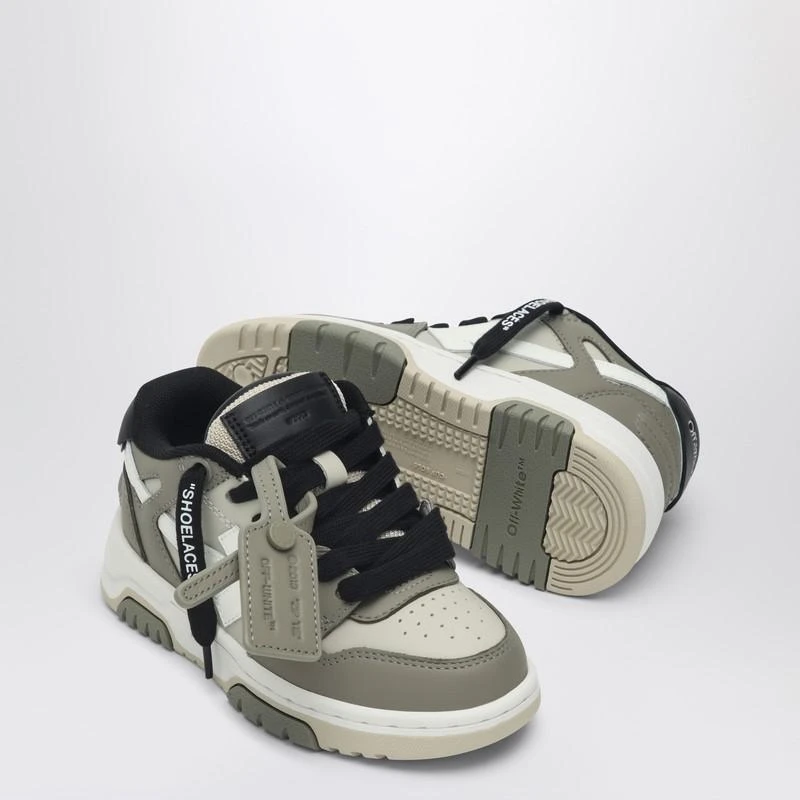 Off-White Out Of Office olive green/beige sneaker 5