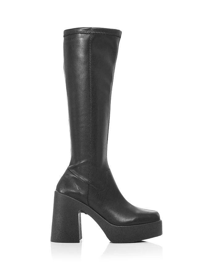 AQUA Women's Billy Square Toe High Heel Platform Boots - 100% Exclusive 2