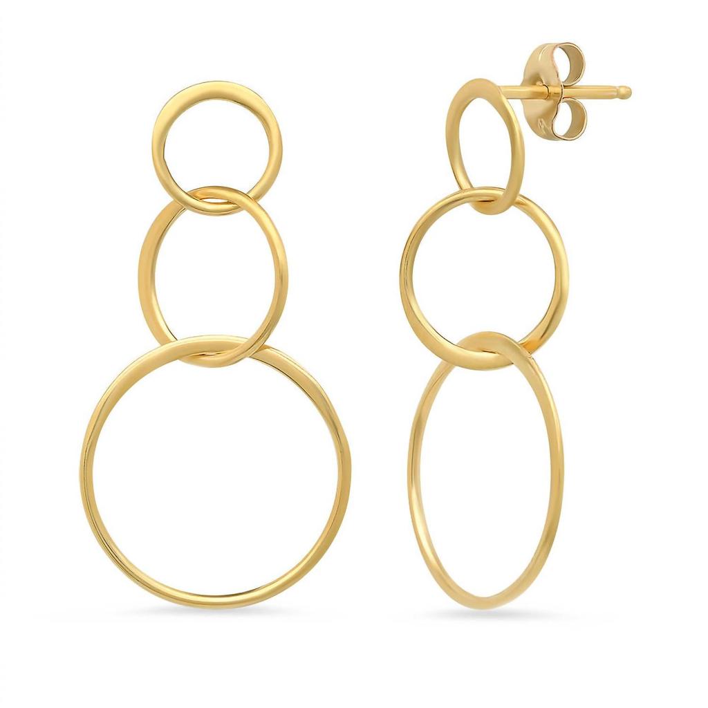 Jessica Elliot Women
s Triple Halo Circle Earring