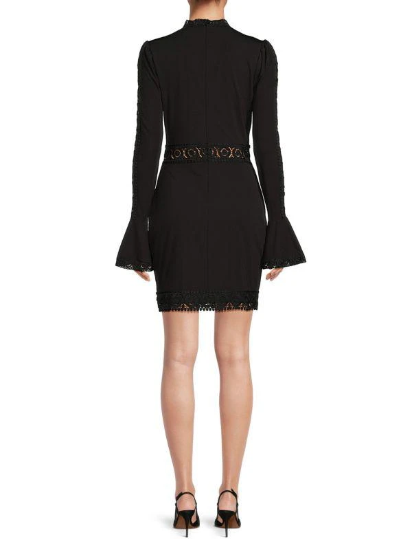 Bebe Bell Lace Mini Dress 2
