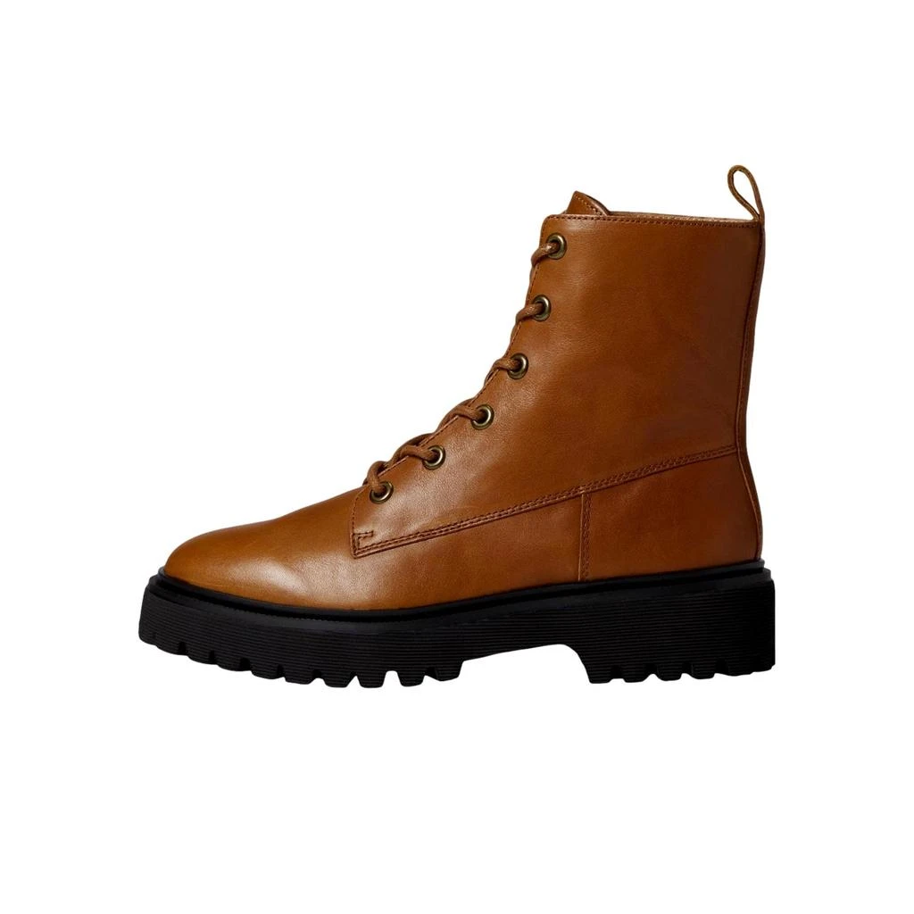 Madewell Cambrie Lace-Up Boot Leather English Saddle  NG667-219 Women
s