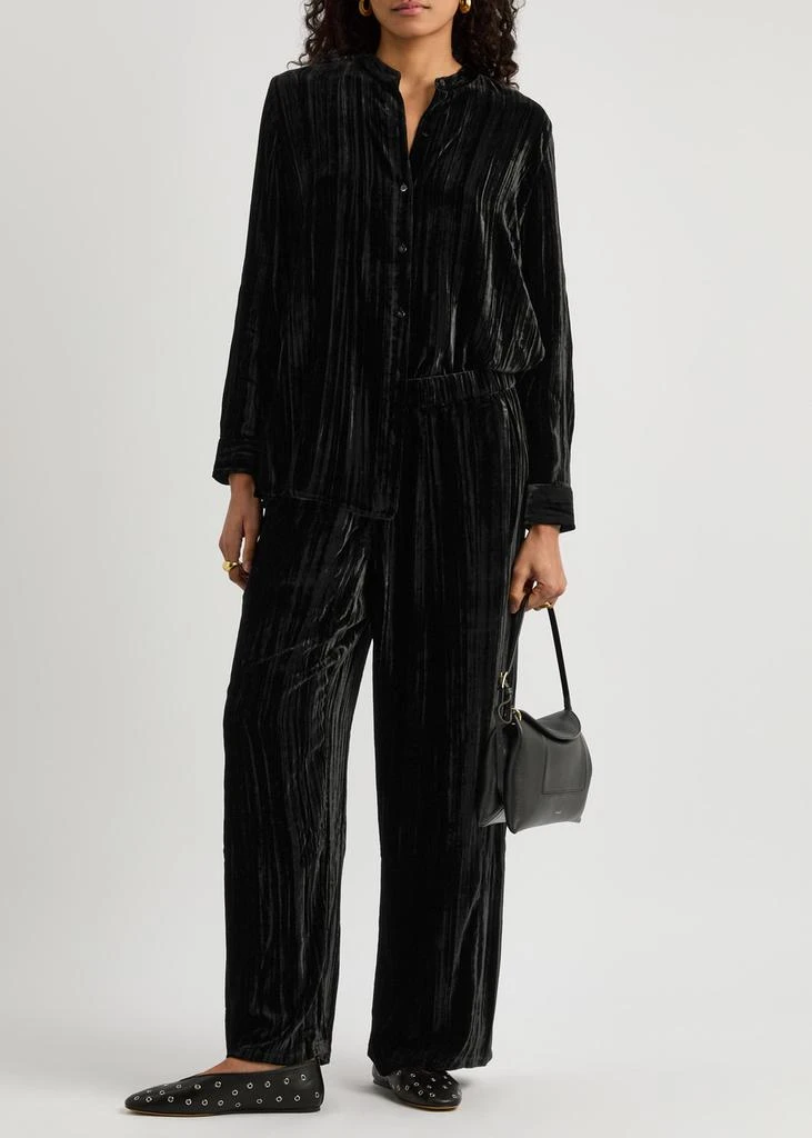 Eileen Fisher Velvet blouse 4