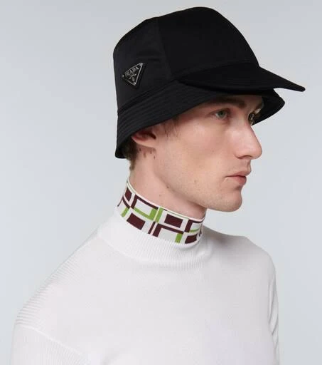 Prada Embroidered bucket hat 3