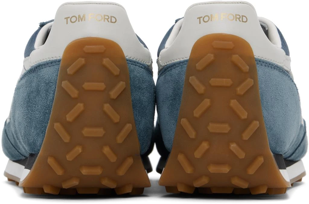 Tom Ford Navy Suede Mick Sneakers 2