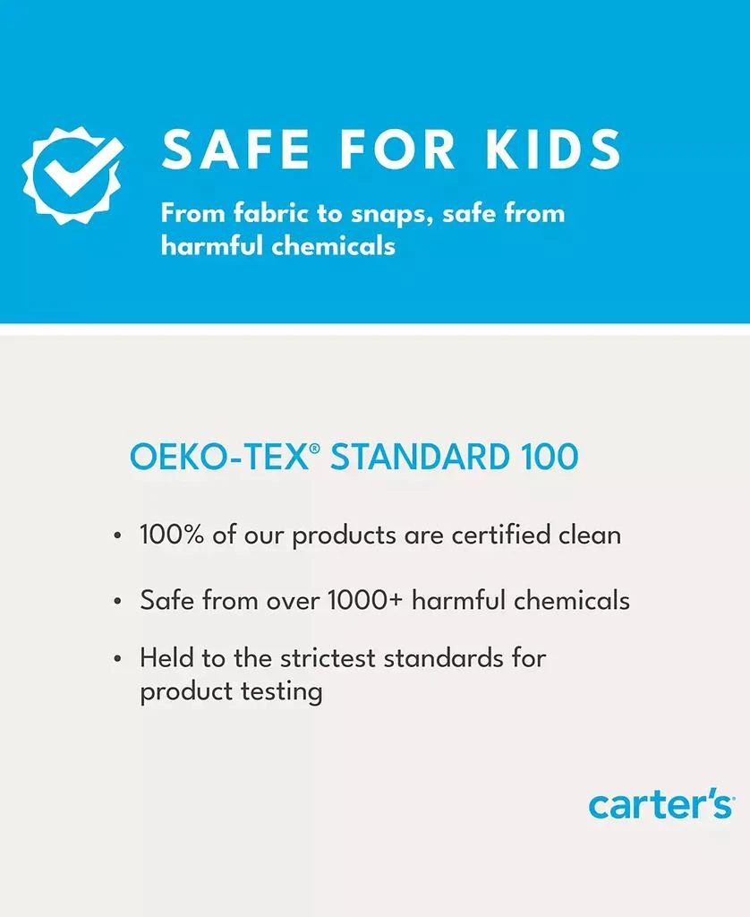 Carter
s Baby Girls Cotton Bodysuits, 5 Pack 8