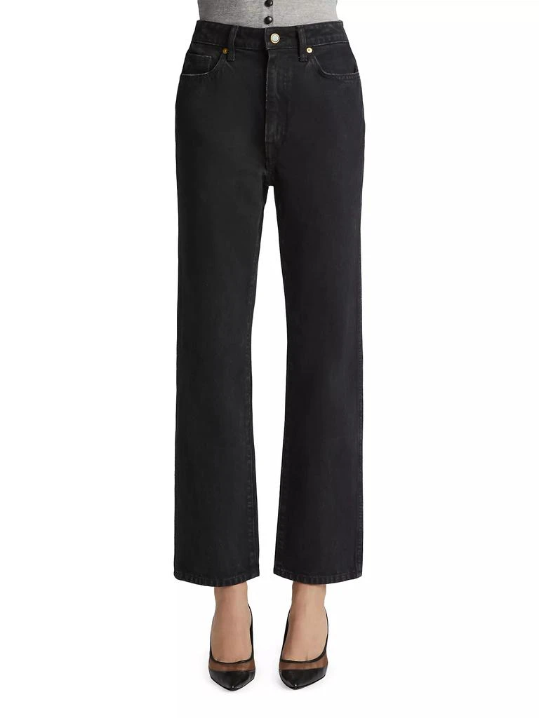 Khaite Abigail Mid-Rise Straight Jeans 3