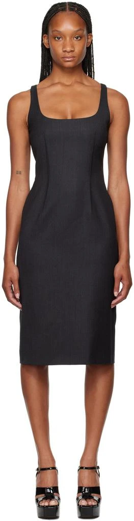 Gray Scoop Neck Midi Dress On Sale Now with Up to 80% Off | Discover Exclusive Deals & Savings at BeyondStyle Authentic Moschino mid length dresses|women with Limited-Time Discounts, Free Gray Scoop Neck Midi Dress On Sale Now with Up to 80% Off | Discover Exclusive Deals & Savings at BeyondStyle Authentic Moschino mid length dresses|women with Limited-Time Discounts, Free