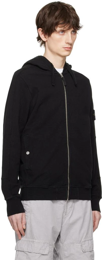 Stone Island Black Patch Hoodie 2