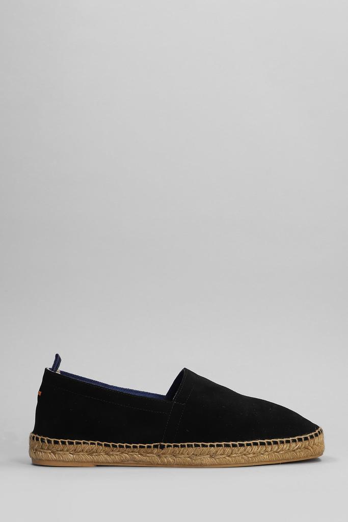 Castañer Pablo T-186 Espadrilles In Black Suede