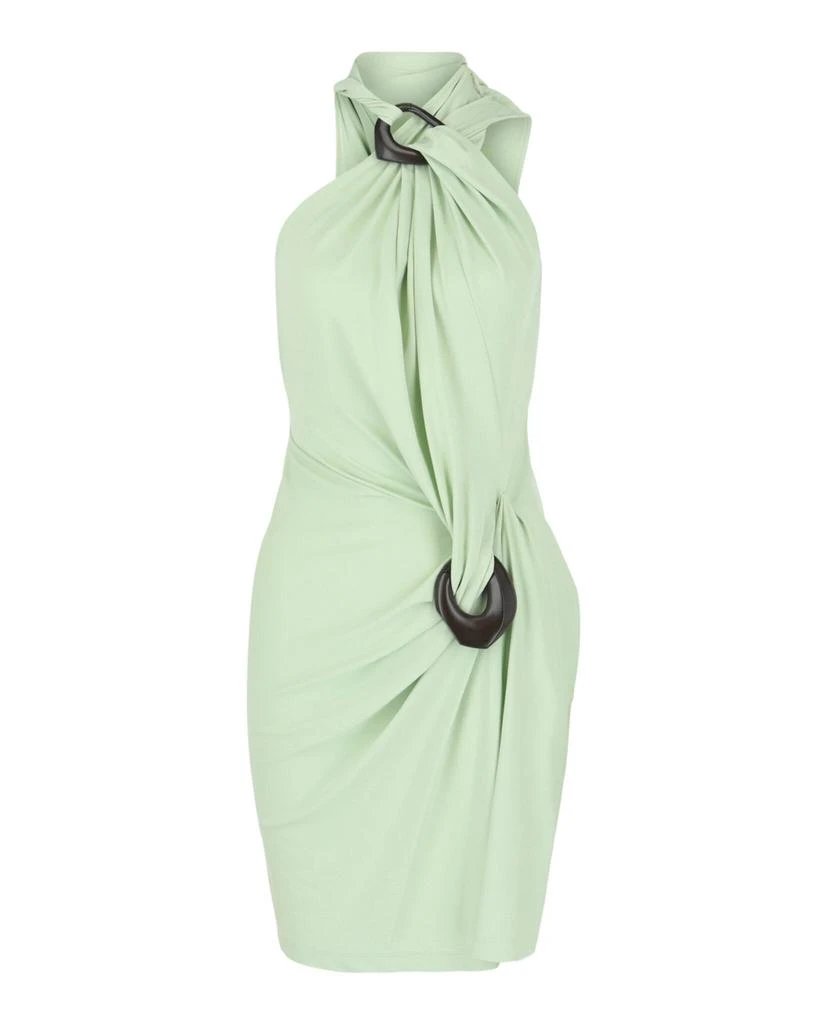 Salvatore Ferragamo Asymmetrical Gathered Dress 1