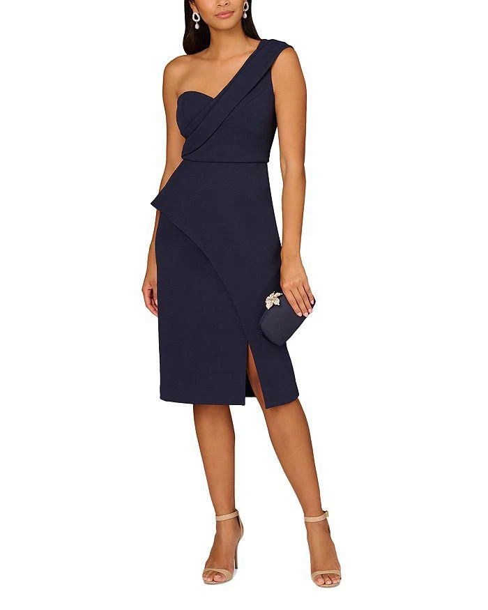 Aidan Mattox Asymmetric Sheath Dress 3