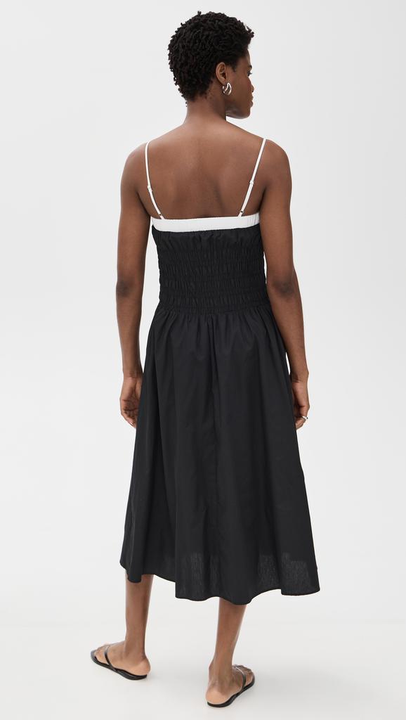 Moon River Smocked Midi Dress