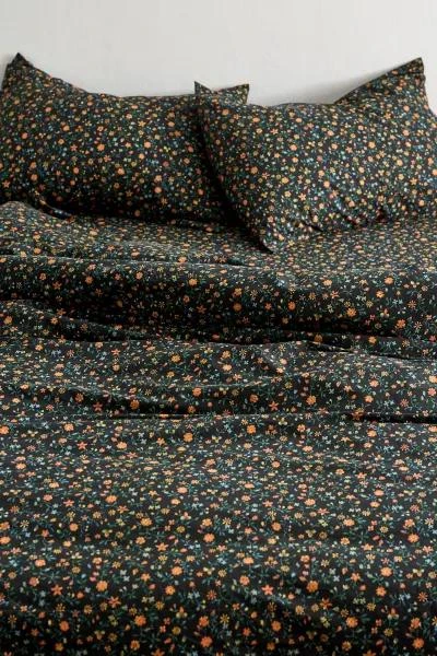 Urban Outfitters Clarissa Floral Vine Duvet Cover Set 1