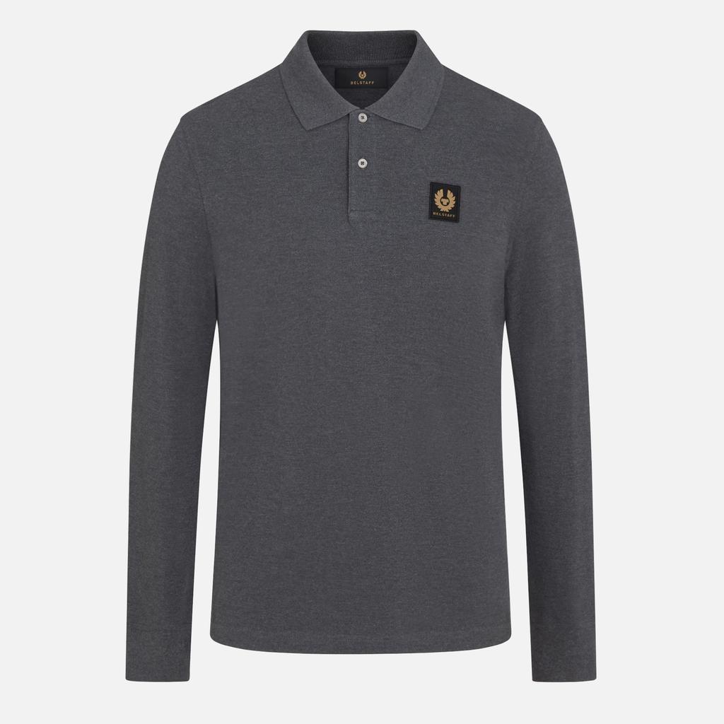 Belstaff Belstaff Men's Long Sleeved Polo Shirt - Charcoal Heather